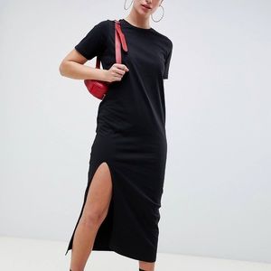 Black Slit Dress